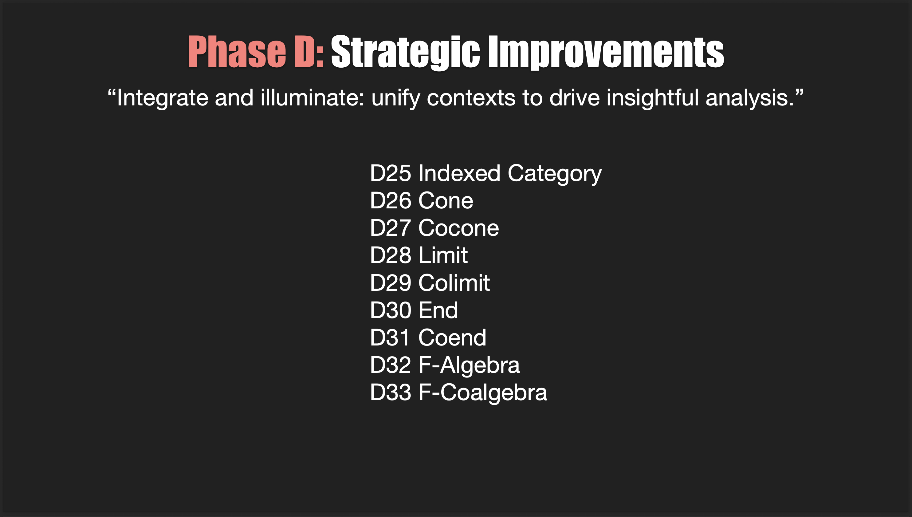 Phase D