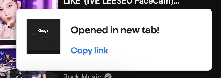 Create link done